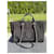 Chanel Deauville Tote Bag Black Canvas Pearls  - view 3