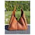 Borsa Givenchy Hobo in pelle marrone - vista 5
