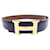 Hermès Hermes H 32mm Wendelgürtel Braun Schwarz