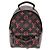 Zaino MINI Palm Springs Louis Vuitton Monogram Infrarouge Nero Rosso