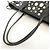 Borsa Louis Vuitton Monogram Empreinte Neverfull MM Nero - vista 5