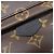 Zaino MINI Palm Springs Monogram Louis Vuitton Marrone - vista 4