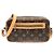 Borsa a tracolla Louis Vuitton Monogram Pochette Cite M51183 Marrone