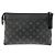 Borsa Louis Vuitton Monogram Eclipse Pochette Voyage Souple Nero - vista 2