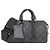 Borsa Boston Louis Vuitton Monogram Eclipse Reverse Keepall Bandoulière 25cm Nero