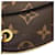 Borsa a tracolla Louis Vuitton Monogram Odeon PM Marrone - vista 4