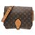 Borsa a tracolla Louis Vuitton Monogram Cartouchiere Marrone