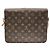 Borsa a tracolla Louis Vuitton Monogram Cartouchiere Marrone - vista 2