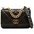 Chanel 19 Wallet on Chain de piel de cordero acolchada marrón Castaño Marrón oscuro
