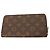 Cartera Larga Zippy Louis Vuitton Brown Monogram Castaño - vista 2
