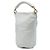 Borsa a secchiello Chanel White CC in pelle di vitello Bianco - vista 2
