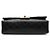 Chanel Black Medium Classic Lambskin Double Flap Nero - vista 3