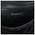 Clutch de aba Chanel Black CC em pele de cordeiro acolchoada com corrente Preto - vista 5