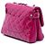 Chanel Pink Medium CC Quilted Patent Double Compartment Flap Rosa - vista 2