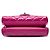 Chanel Pink Medium CC Quilted Patent Double Compartment Flap Rosa - vista 3