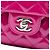 Chanel Pink Medium CC Quilted Patent Double Compartment Flap Rosa - vista 5