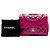 Chanel Pink Medium CC Quilted Patent Double Compartment Flap Rosa - vista 7
