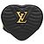 Louis Vuitton New Wave Heart Crossbody in pelle nera Nero