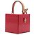 Borsa Vanity Box Bleecker Louis Vuitton Monogram Vernis Rossa Rosso - vista 2