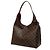 Louis Vuitton Brown Monogram Flower Hobo Marrone - vista 2
