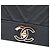 Chanel Black Chevron Caviar Mademoiselle Wallet On Chain Nero - vista 5