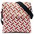 Borsa a tracolla piatta in nylon Burberry Beige TB Monogram