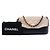 Clutch Gabrielle Double Zip con Catena in Vitello Invecchiato Bicolore Beige Chanel - vista 6