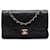Chanel Black Small Classic Lambskin Double Flap Nero