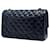 Chanel Blue Medium Classic Lambskin Double Flap Blu navy - vista 2