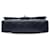 Chanel Blue Medium Classic Lambskin Double Flap Blu navy - vista 3