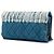 Chanel Blue CC Denim Fringe Single Flap - vista 2