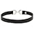 Bracelet Hermès Pavane Double Tour en cuir Swift noir et plaqué palladium  - vue 3