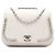 Chanel White Small Calfskin Braided Chic Flap Bianco Crudo