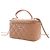 Chanel Beige Small CC Quilted Lambskin Top Handle Vanity Case with Chain - vista 13