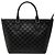 Borsa Tote Convertibile Guccissima Small Nera Gucci Nero