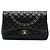 Chanel Black Jumbo Classic Lambskin Double Flap