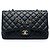 Chanel Black Jumbo Classic Caviar Single Flap Nero