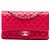 Chanel Pink Medium Classic Iridescent Lambskin Double Flap Rosa