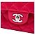 Chanel Pink Medium Classic Iridescent Lambskin Double Flap Rosa - vista 5