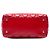 Dior Red Medium Crinkled Patent Cannage Supple Lady Dior Rosso - vista 3