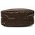 Louis Vuitton Brown Monogram Alize 24 Heures Marrone - vista 3