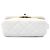 Chanel Mini CC Quilted Caviar Messenger Flap Branco - vista 3