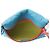 Pouch Scuba in neoprene blu con logo GG in rilievo Gucci - vista 4