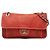 Chanel Red Medium Perforated Calfskin Up In The Air Flap Rosso