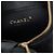 Chanel Vanity con manico superiore e catena, pelle caviar matelassé nera CC Nero - vista 5