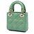 Dior Green Micro Lambskin Cannage Lady Dior Verde - vista 2