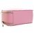 Chanel Vanity Case Pick Me Up Small in pelle caviar matelassé rosa - vista 7