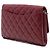 Chanel Red CC Quilted Caviar Klappentasche mit Kette Rot Bordeaux - Ansicht 2