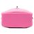 Borsa Camera North South Chanel in pelle di capra rosa trapuntata per viaggi casual - vista 3