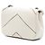 Chanel White Small Macro Chevron Caviar Flap Branco Cru - vista 2